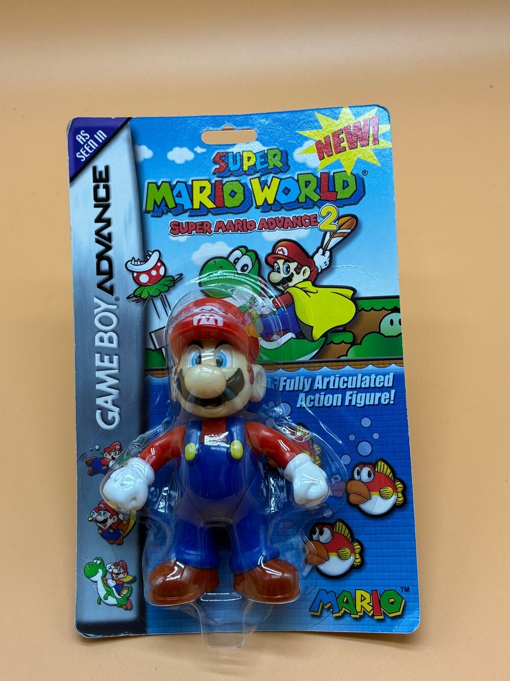 Nintendo Super Mario World GameBoy Advanced Carded & Sealed Wendy's Kid's Meal